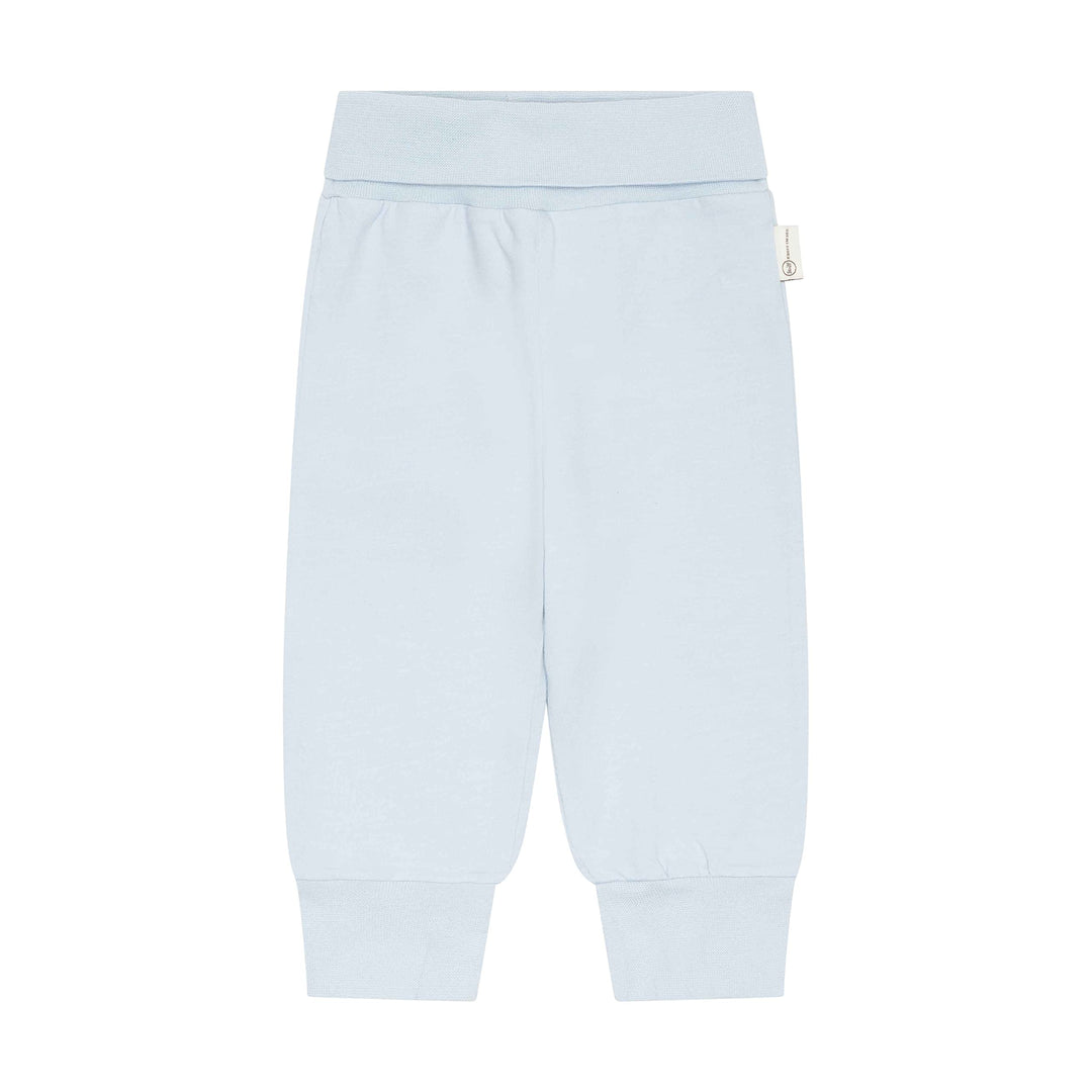 Steiff Unisex Baby Basic Jogginghose mit Beinbündchen Lässige Hose 50 Celestial Blue, 50 Celestial B