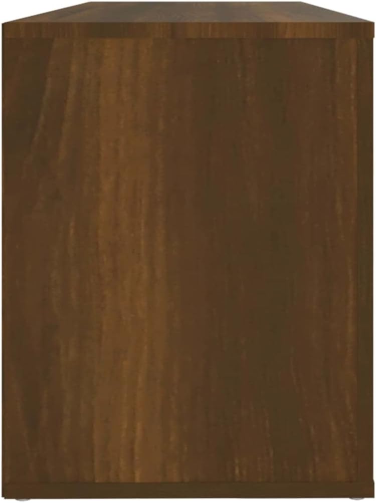 Schuhschrank aus Holzwerkstoff 100x35x45cm Braun Eichen-Optik Schuhschrank Holz Flurschrank Lagersch