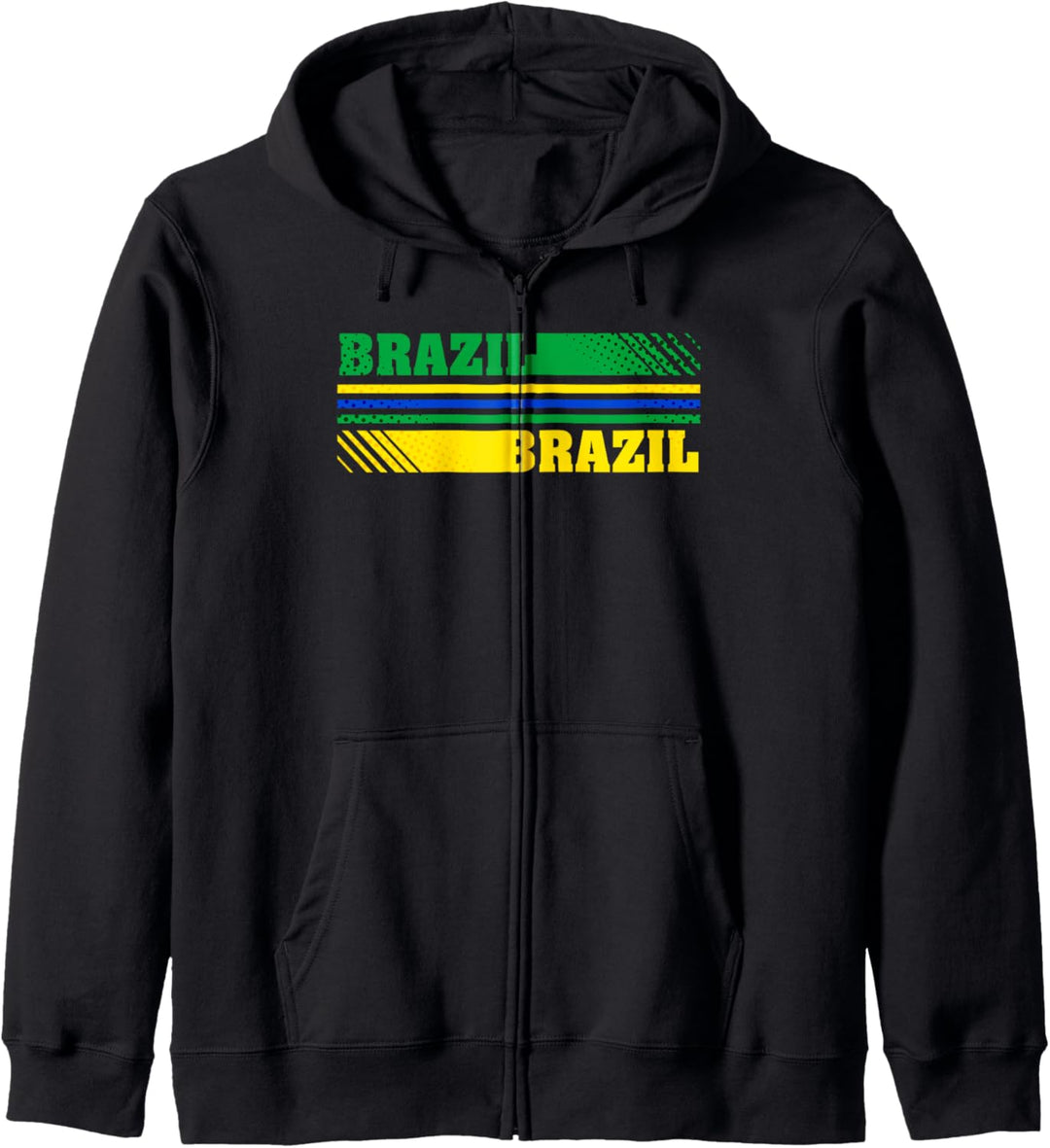 Fifth Sun Brazil Colorful Word Stack Kapuzenjacke