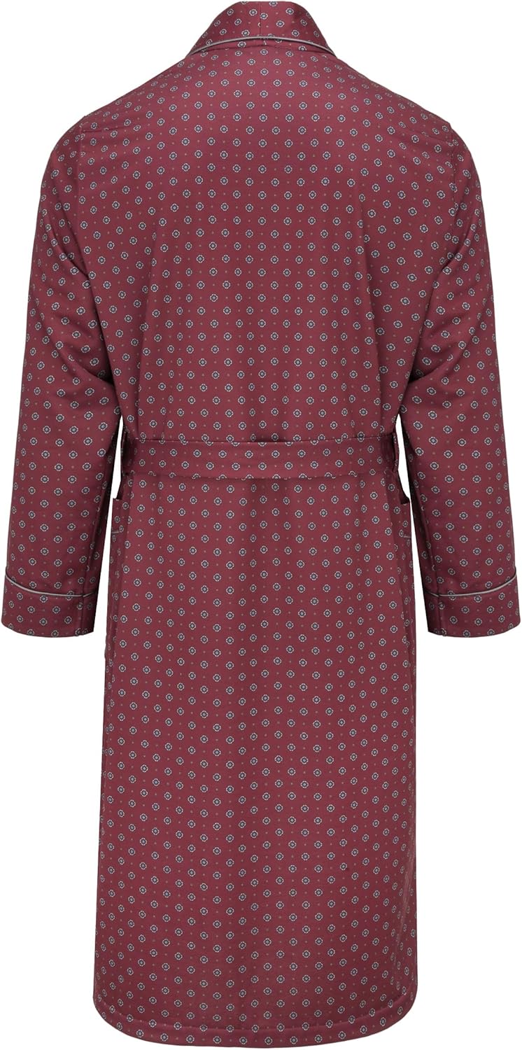 Herren Morgenmantel - Revise Brais RE-502 - Dünn und leicht M Bordeaux Rot 601, M Bordeaux Rot 601