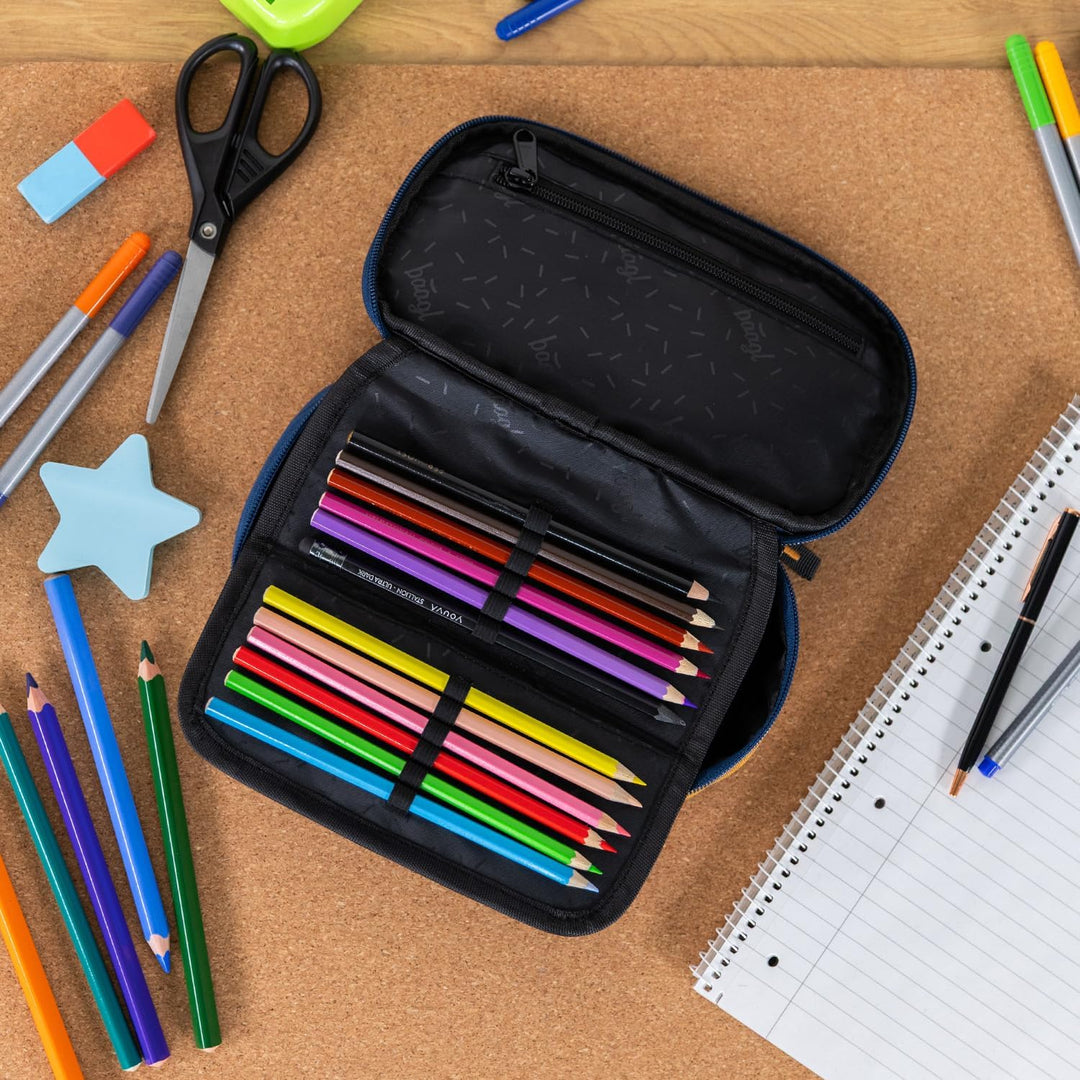 Baagl Federmäppchen für Mädchen - Schulmäppchen für Schreibwaren - Schulsachen Federtasche, Jungen F