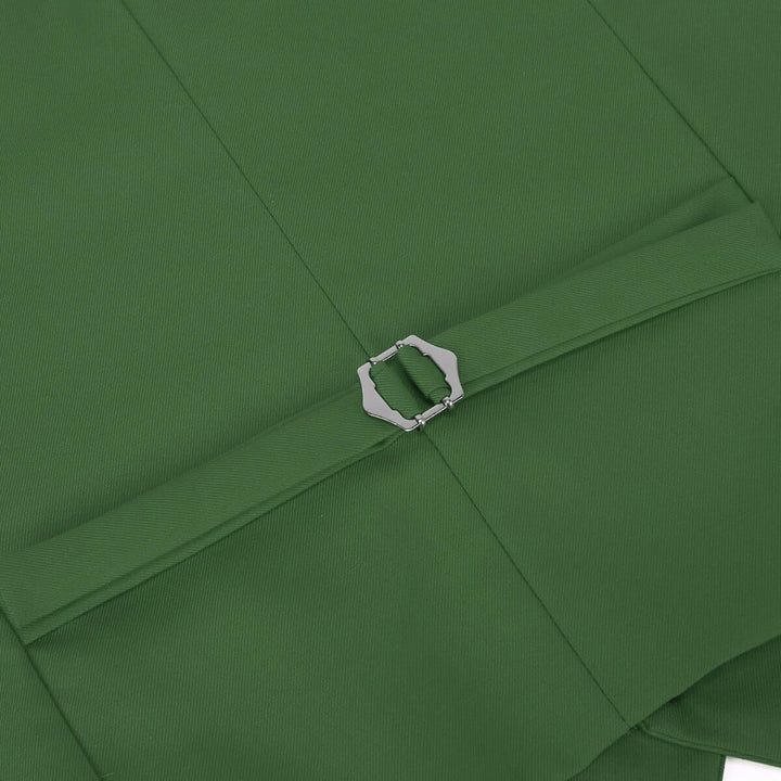 Sliktaa Herren Anzug 3 Teilig Slim Fit Reihe Einfarbig Stoff Business Shawl Kragen Klassisch Tunika