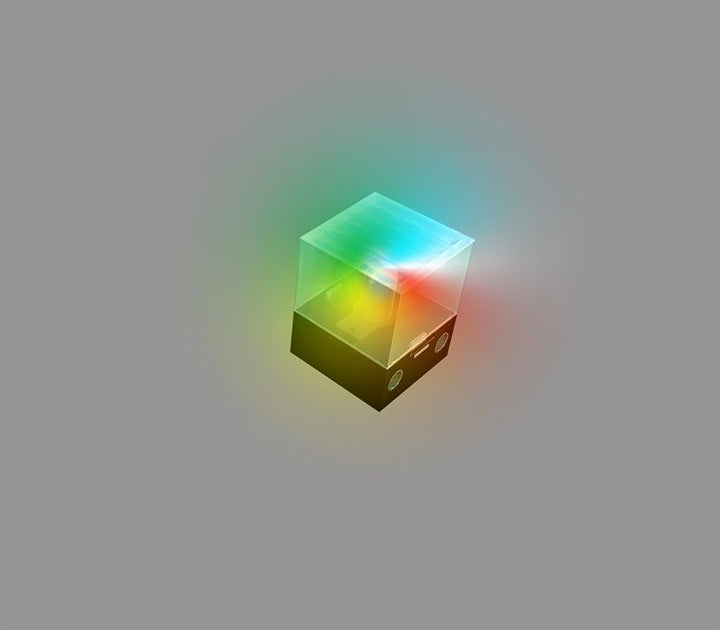 fischertechnik LED Set 533877 – Ergänzungsset mit 2 Rainbow-LEDs und 2 weissen LEDs, für aufregende