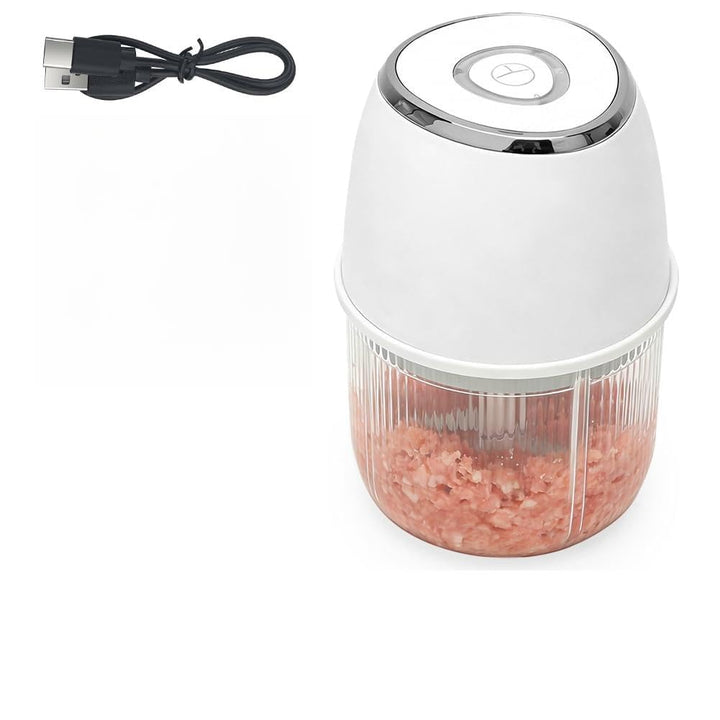 Tragbarer Mini-Zerkleinerer,Mixer Küche, Gemüsezerkleinerer Zwiebelschneider mit USB-Anschluss, Univ