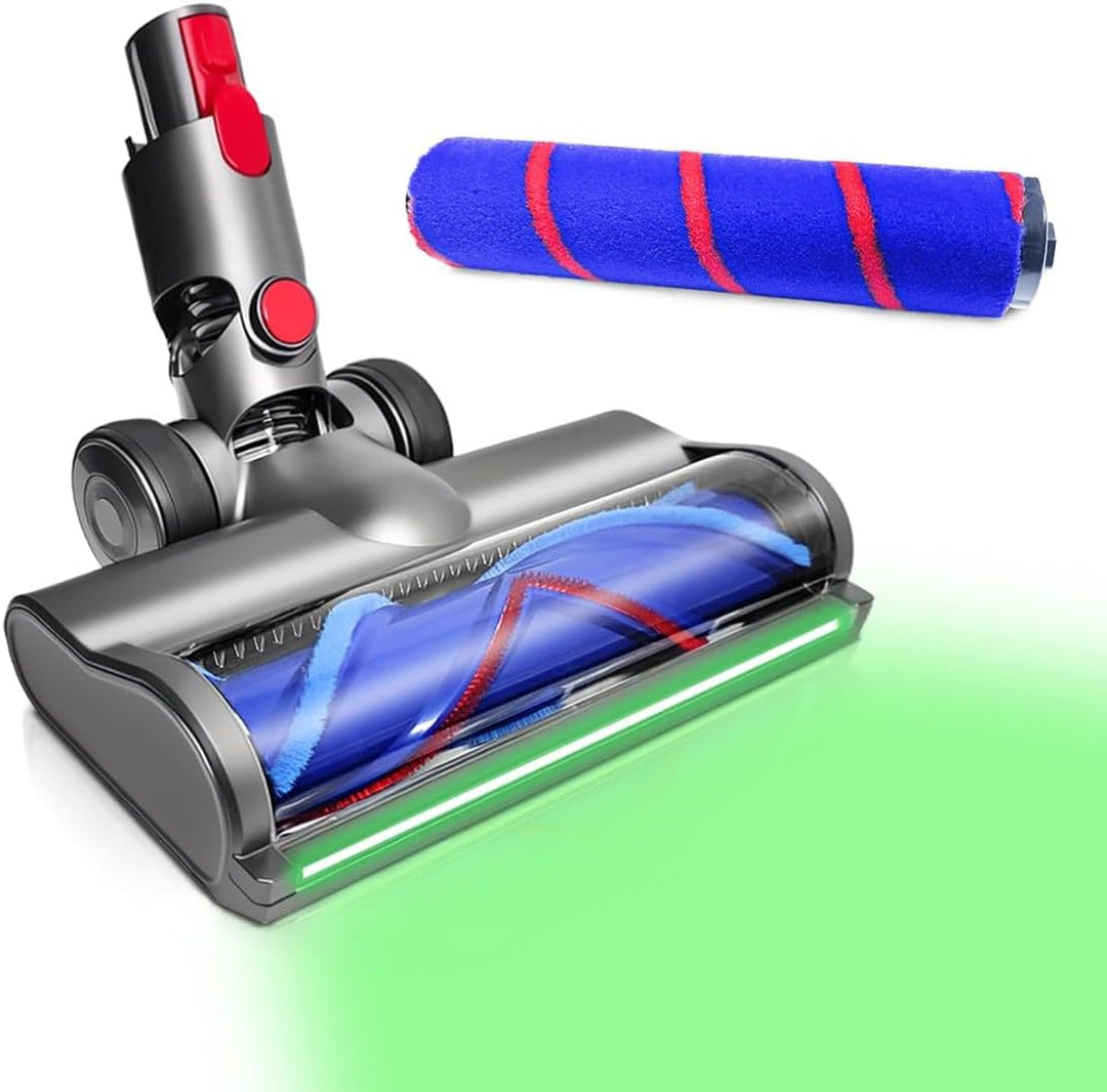 LED Bürste Kompatibel mit Dyson V7 V8 V10 V11 V15 Staubsauger,Austauschbarer Bürstenkopf mit Direkta