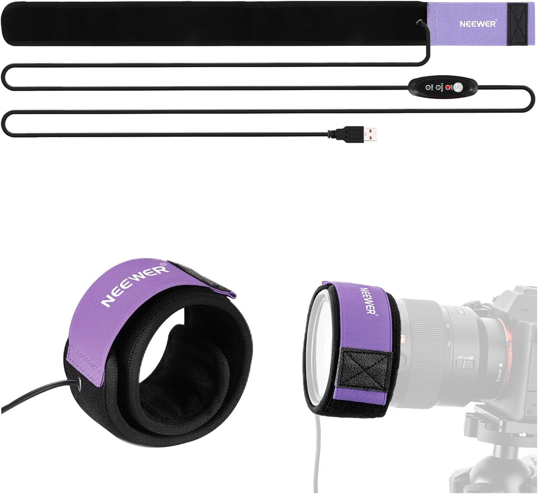 NEEWER USB 500mm Objektivwärmer mit FPC, schnelle, gleichmässige Heiztechnik für DSLR Kameraobjektiv