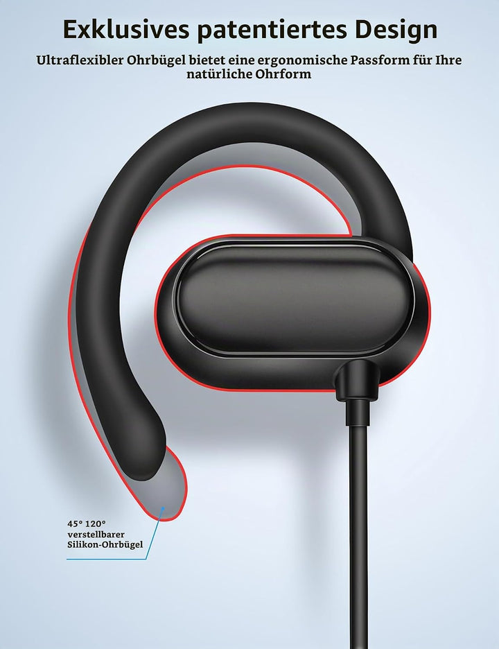 AUX 3,5mm Sport Kopfhörer Kabelgebunden für Xiaomi Redmi Note 14s 14 14Pro 15C Poco M7Pro,1,5m Kabel