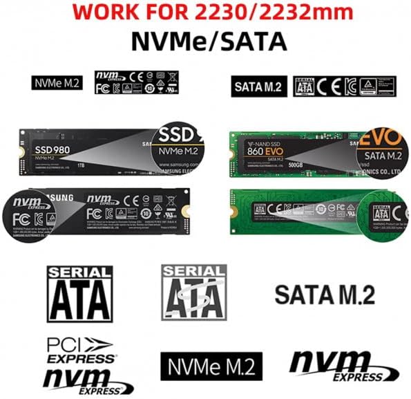 xiwai Type-C USB3.0 auf Combo NVME M-key M.2 NGFF SATA SSD PCBA Gehäuse 2230/2242mm Adapter RTL9210B
