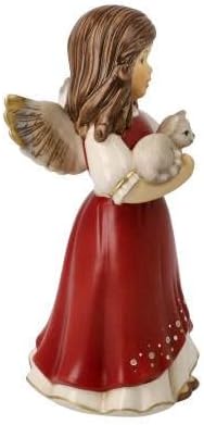 Goebel Weihnachtsdekoration Engelsfigur aus Porzellan hergestellt, Masse: 14 cm x 7 cm x 7 cm, 41-67