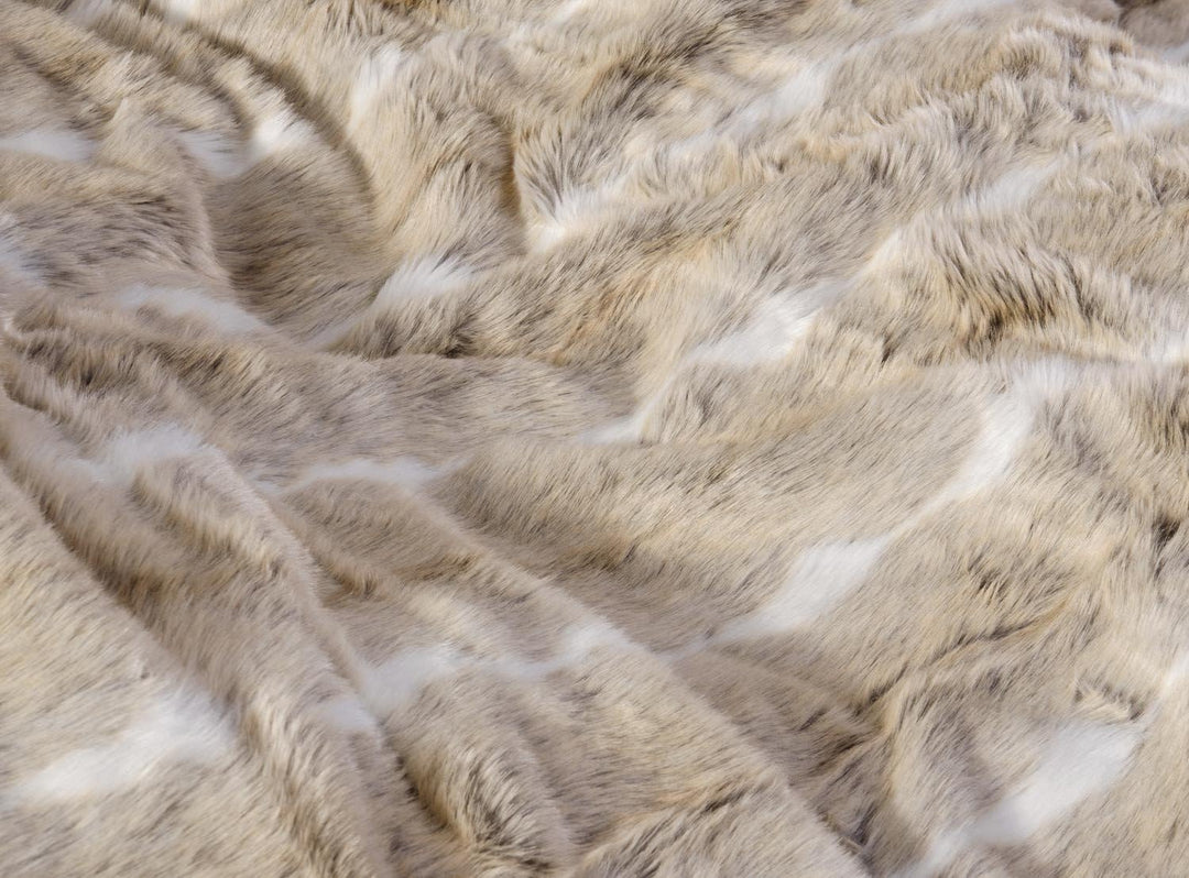 Wohnen & Accessoires Felldecke, Webpelzdecke Gazelle 150x200 Kuscheldecke 150x200cm, Kuscheldecke 15