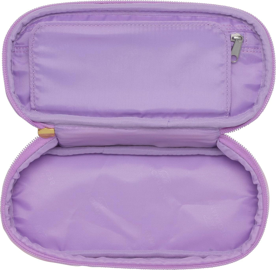 Beckmann, Ovales Schlamperetui Unicorn Princess Purple, Federmäppchen Schlampermäppchen, Grundschule
