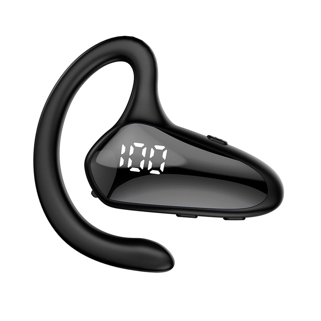 Einohr-Bluetooth-Ohrhörer, YX02-Kopfhörer mit Geräuschunterdrückung, Rechtes Ohr, mit LED-Digitalanz