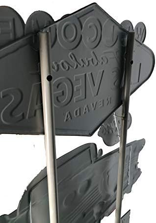 DiiliHiiri Retro Schild 79x47 cm Garage Vintage-Stil Metallschild Dekoschild Wandschild Dekoration f