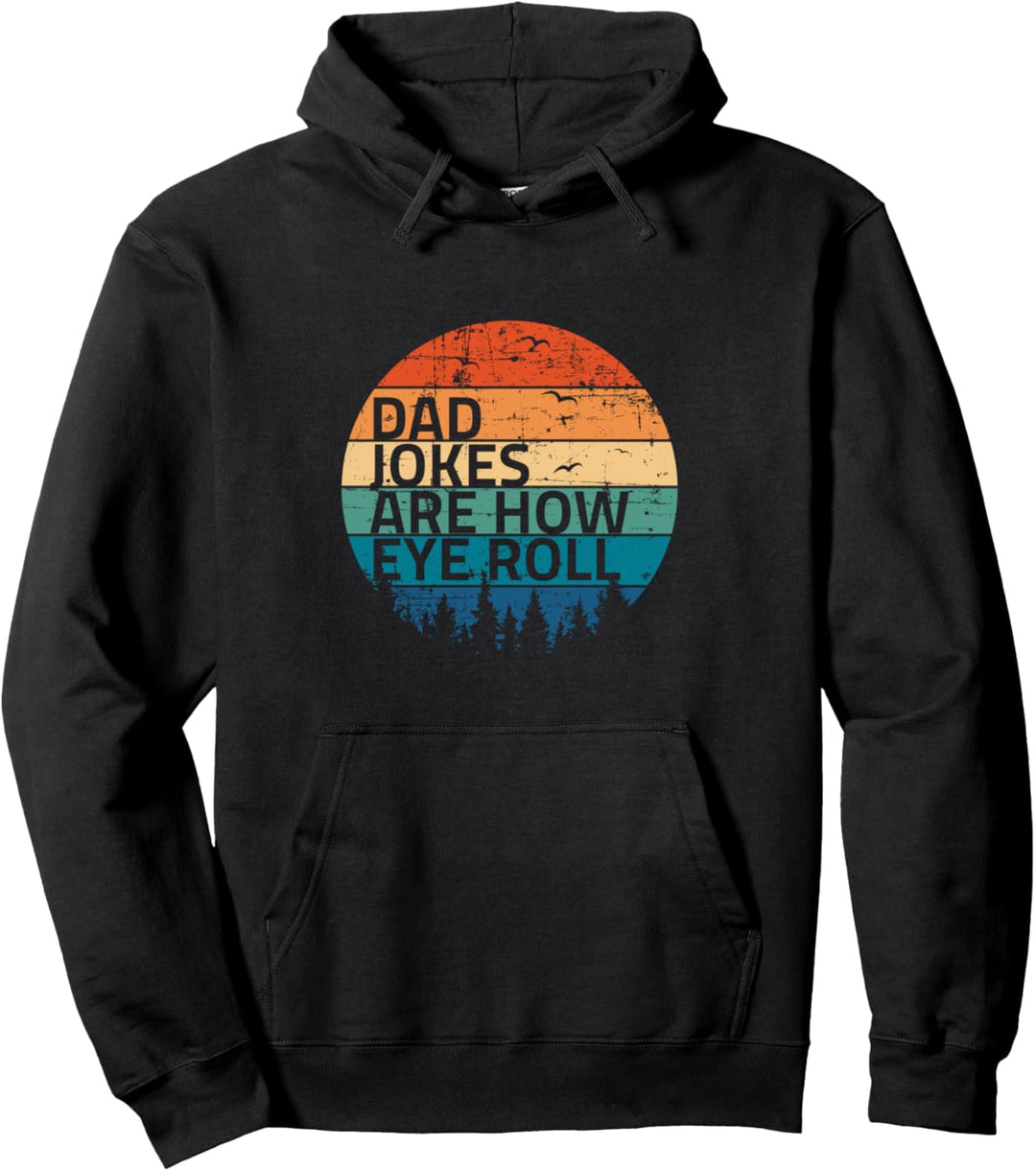 Vatiwitze sind, wie Augen Roll Lustiges Vati-Geschenk Pullover Hoodie