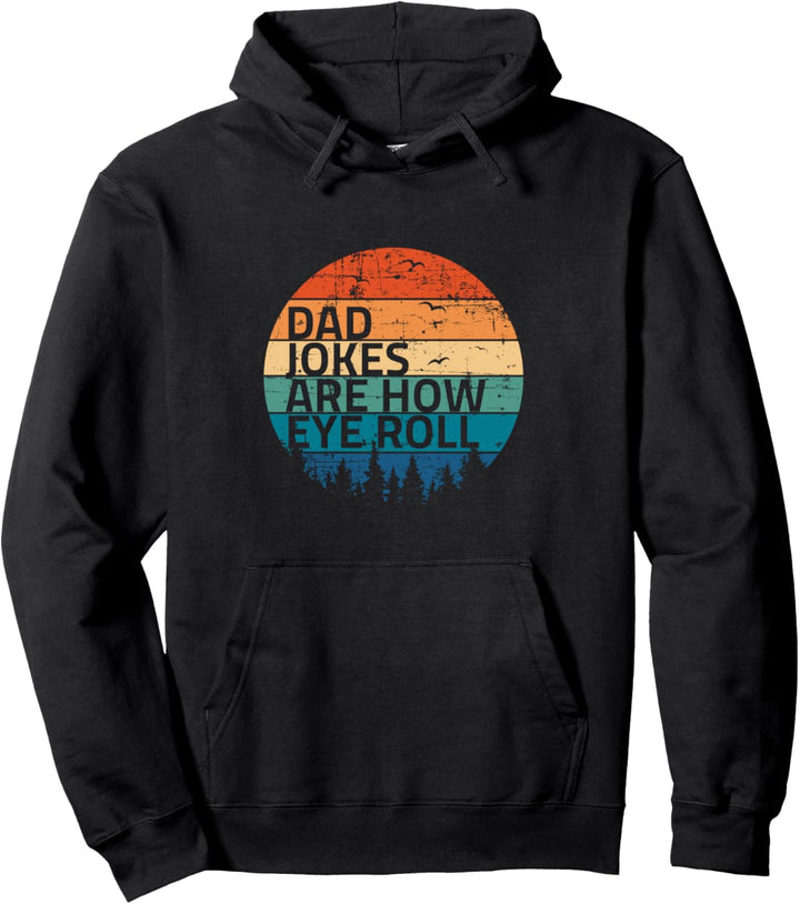Vatiwitze sind, wie Augen Roll Lustiges Vati-Geschenk Pullover Hoodie