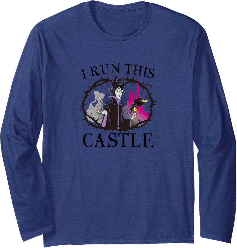 Disney Sleeping Beauty Maleficent Runs This Castle Langarmshirt