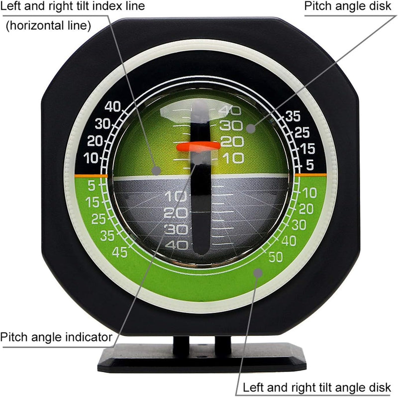 Auto-Neigungsmesser, einstellbarer Betrachtungswinkel Gradient Balancer, für LKW, Wohnmobil, Wohnmob
