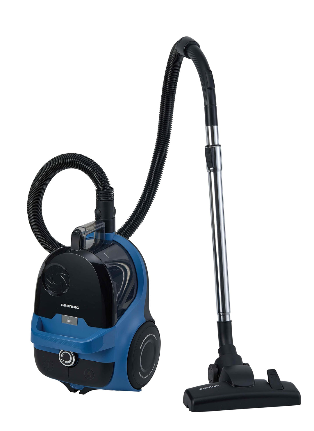 Grundig VCC 6570, Bodenstaubsauger, Blau/Schwarz, 890 W, 3.4 liters
