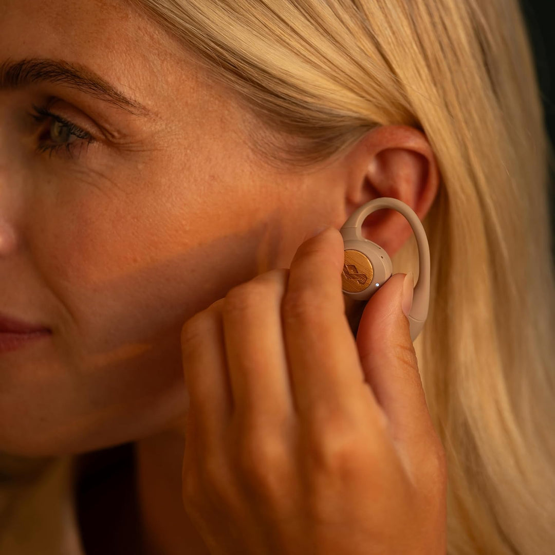 Marley House of Liberate Open Ear Kopfhörer Bluetooth - Open Ear Headphones mit Mikrofon, Earbuds mi