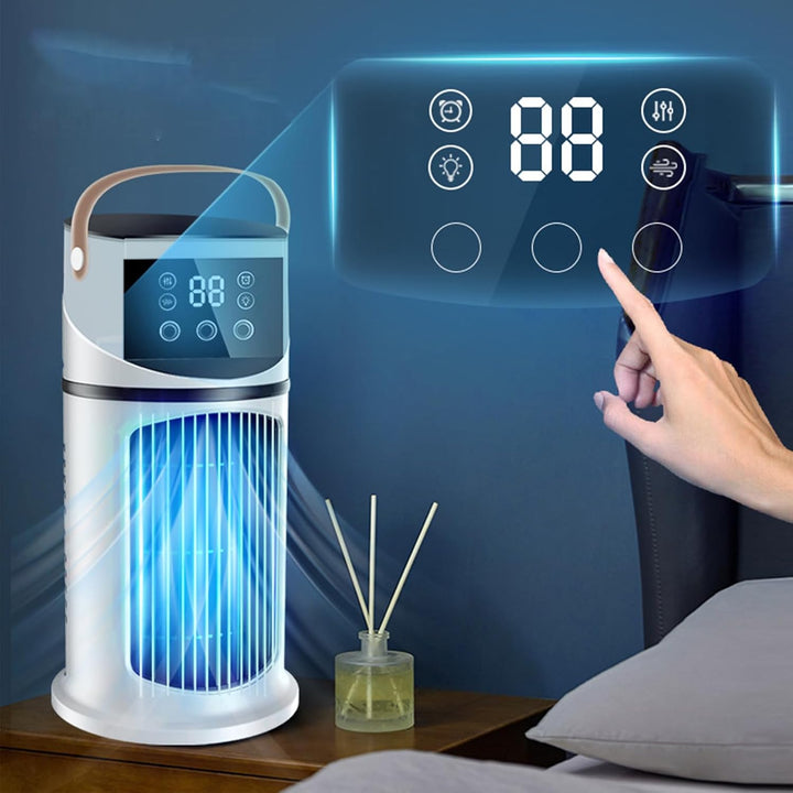 Small Usb Klimaanlage For Auto Zelt Zimmer, Mini1 Cooler Ventilator Mit Eiswürfel, Luftreiniger Und