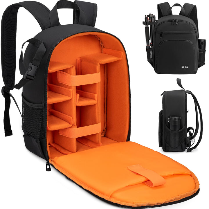 IPEB Kamerarucksack Tasche mit Stativhalterung Wasserdichtes Kameragehäuse Fotografie Rucksack Anti-