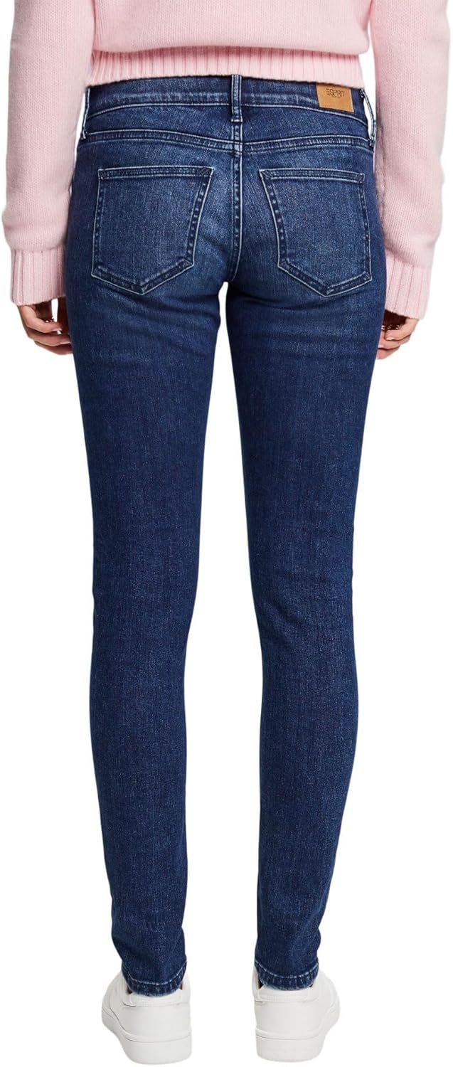 ESPRIT Skinny Jeans mit mittlerer Bundhöhe 25W / 32L 901/Blue Dark Wash, 25W / 32L 901/Blue Dark Was