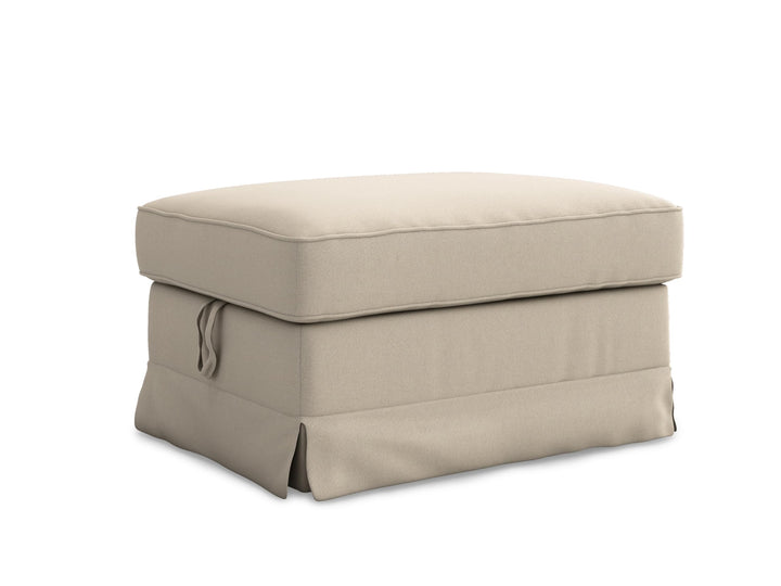 MASTERS OF COVERS Ersatzbezug Kompatibel mit IKEA Ektorp-Fusshocker, Ektorp-Fusshockerbezug, Ektorp-