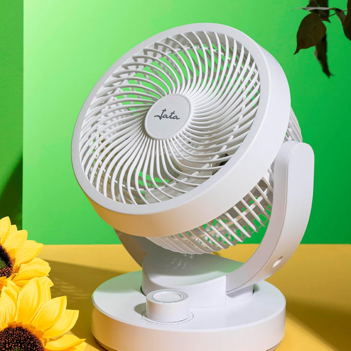 JATA JVCA1815 - Kompakter Luftumwälter, 40 W, leistungsstarker leiser Ventilator, 3 Geschwindigkeits