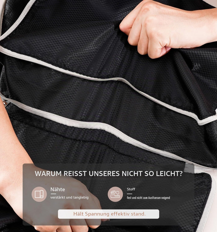 Meowoo Packing Cubes Kompression Koffer Organizer Packwürfel Packtaschen Kleidertaschen Verpackungsw