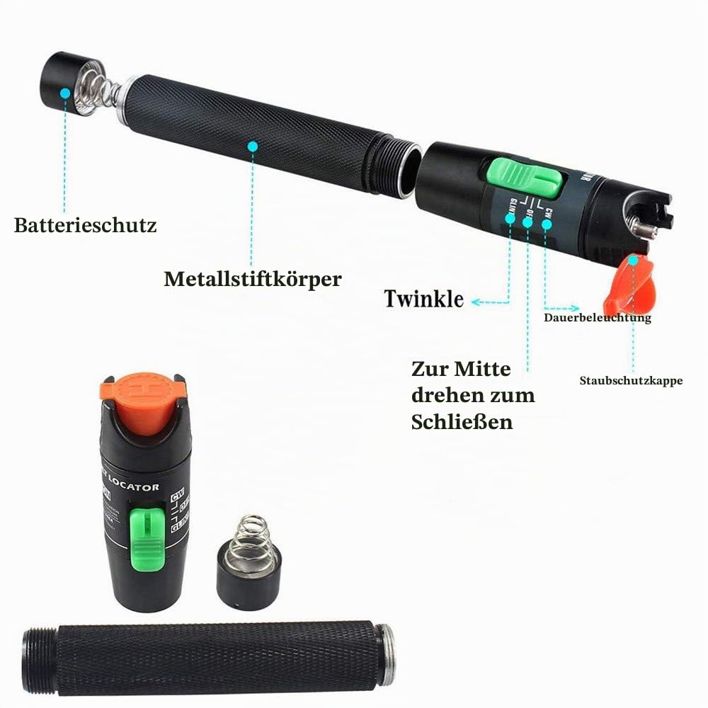 DAXGD 30 mW Visual Fault Locator Faser Kabel Tester Reichweite 30 km 30mW, 30mW