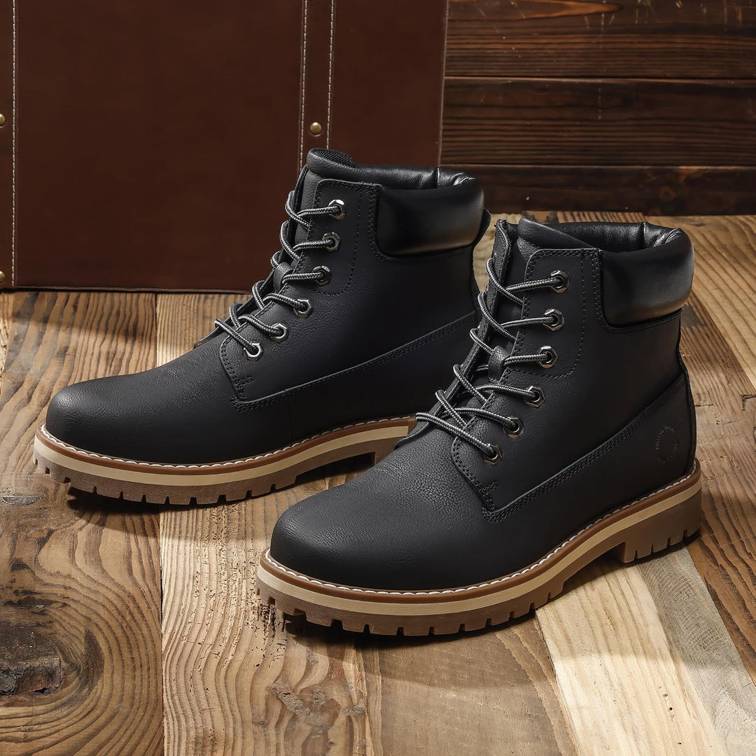Bruno Marc Winterschuhe Herren Winterstiefel Jungs Warm Gefüttert Schneestiefeletten Kurzschaft Arbe