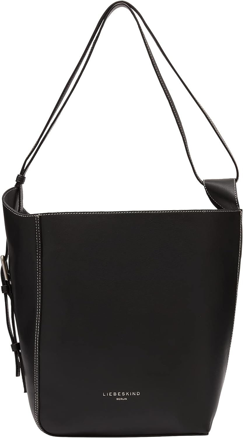 Liebeskind Damen Bowie Hobo M Schwarz, Schwarz