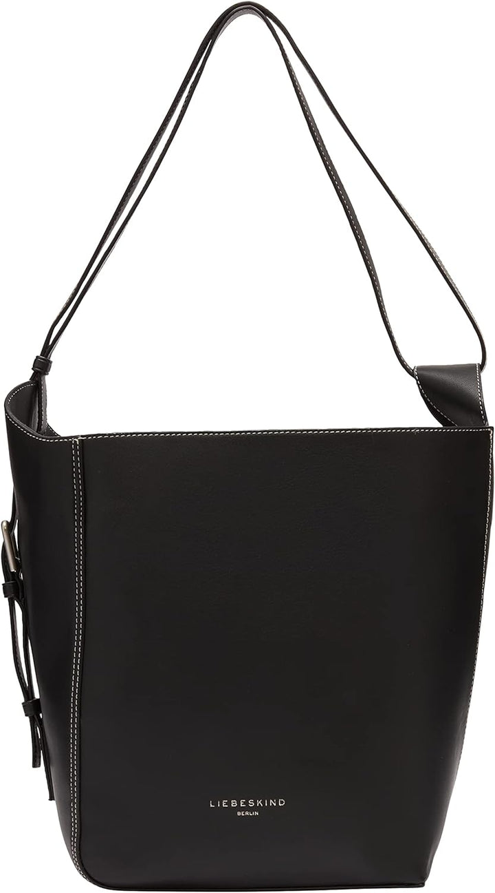 Liebeskind Damen Bowie Hobo M Schwarz, Schwarz
