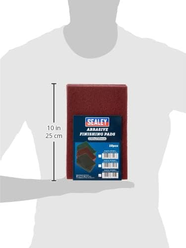 Abrasive Finishing Pad 150 x 230mm Medium Pack of 10