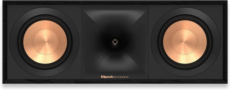 Klipsch R-50C Black (Einheit) - Zentrallautsprecher Schwarz für Heimkino - 100 W/400 W - 8 Ohm