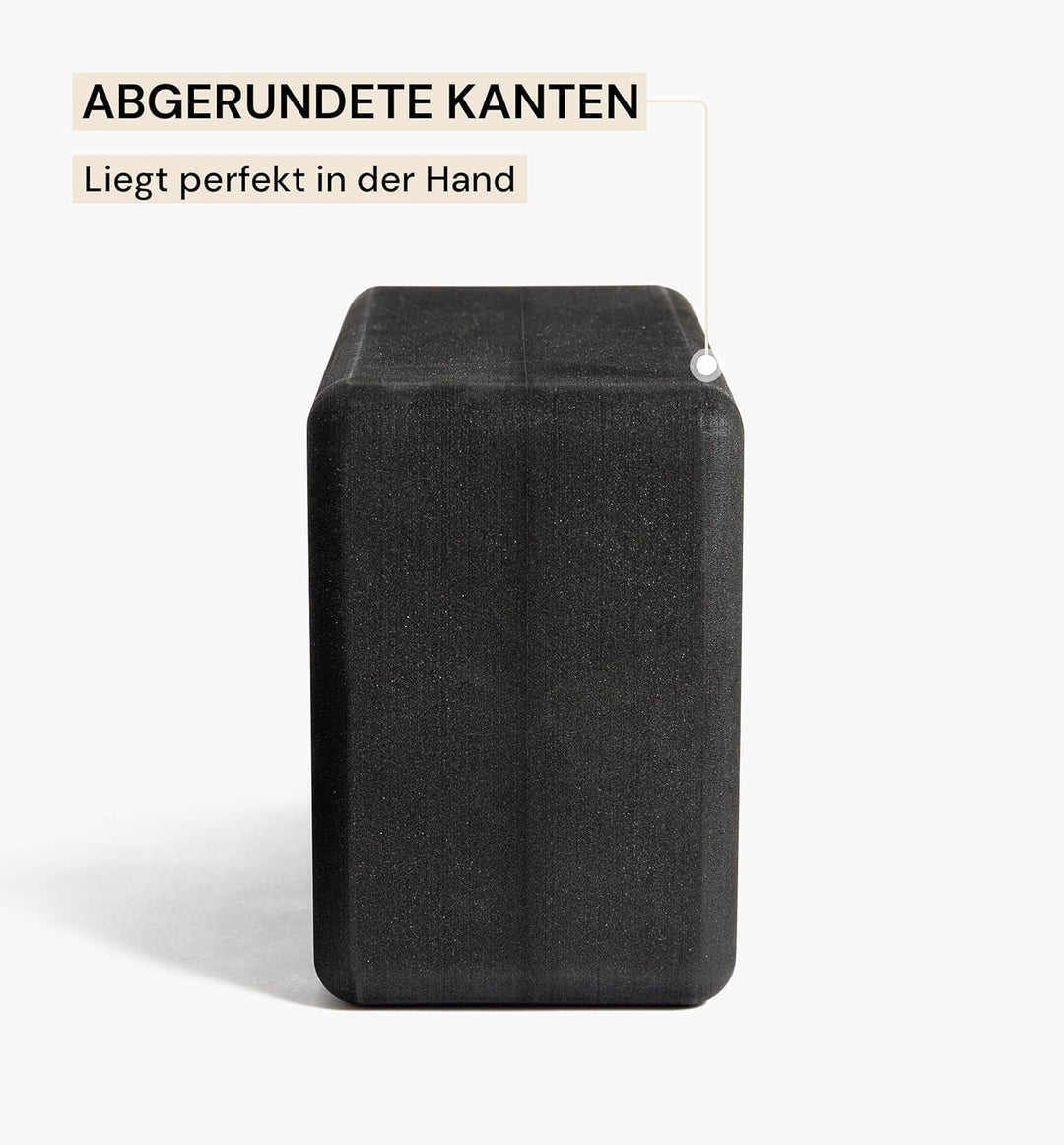 VEDARA® Yogablock EVA - Leicht und Formstabil - Yogaklotz aus Moosgummi - EVA Block für Yoga, Pilate