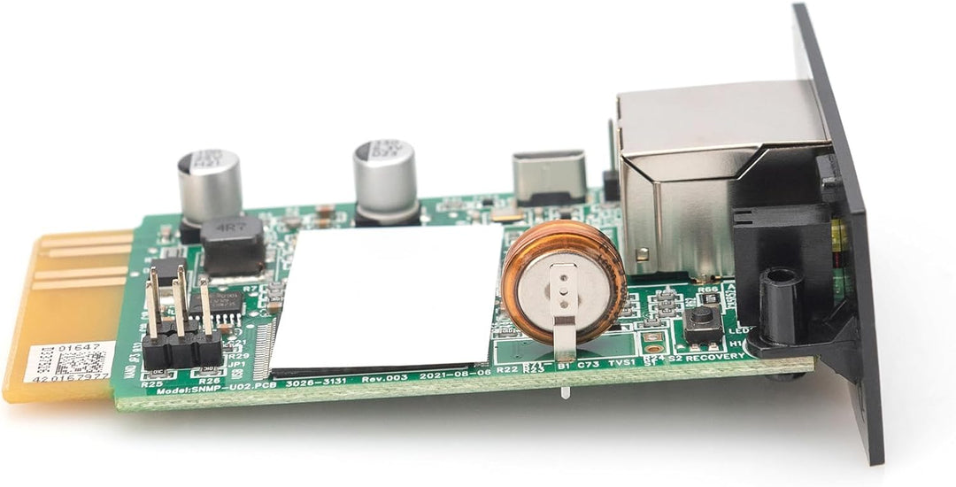 DIGITUS SNMP-Karte OnLine USV-Anlagen DN-170xxx - Fernzugriff & Überwachung - Warnungen per E-Mail -