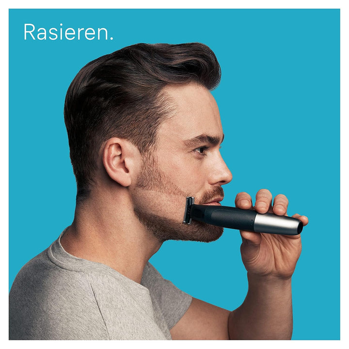 Braun Series X Barttrimmer/ Bodygroomer / Elektrorasierer Herren / Haarschneidemaschine Profi, 6 Auf