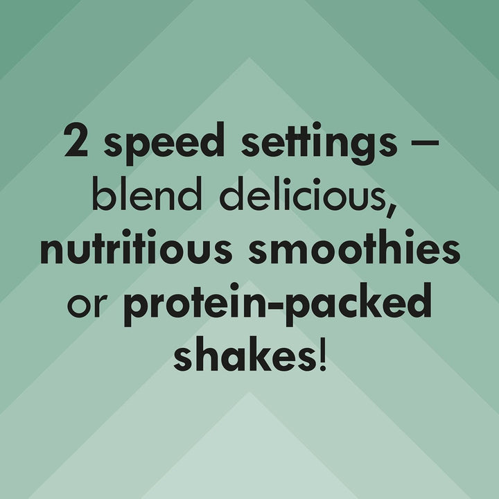 Progress kompakter Smoothie-Mixer, elektrischer Standmixer, ideal für Shakes, Säfte, 2 tragbare Spor