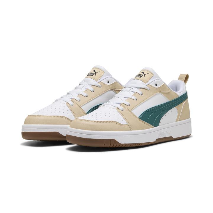 PUMA Unisex DivecatBadeschuhe 36 EU Toasted Almond Emerald Ice White Beige Green, 36 EU Toasted Almo