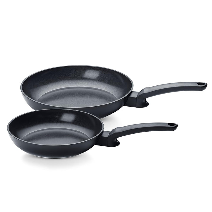 Ceratal Evo Classic Pfannen-Set 2-teilig (Ø 24 cm + Ø 28 cm, Orbitschwarz) – Keramikpfannen hergeste