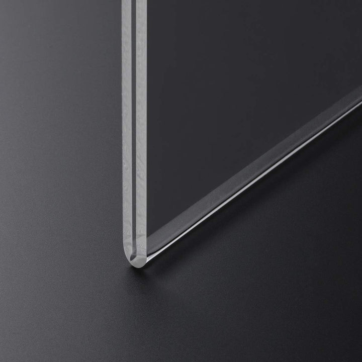 HIIMEI Mehrweg Plakattasche DIN A4 Werbedisplay, 4er A4 Acrylglas Posterhalter/Werbeschilder, Transp