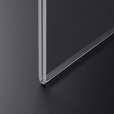 HIIMEI Mehrweg Plakattasche DIN A4 Werbedisplay, 4er A4 Acrylglas Posterhalter/Werbeschilder, Transp
