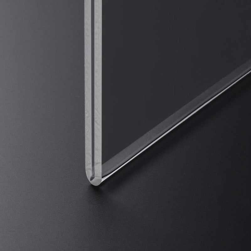 HIIMEI Mehrweg Plakattasche DIN A4 Werbedisplay, 4er A4 Acrylglas Posterhalter/Werbeschilder, Transp