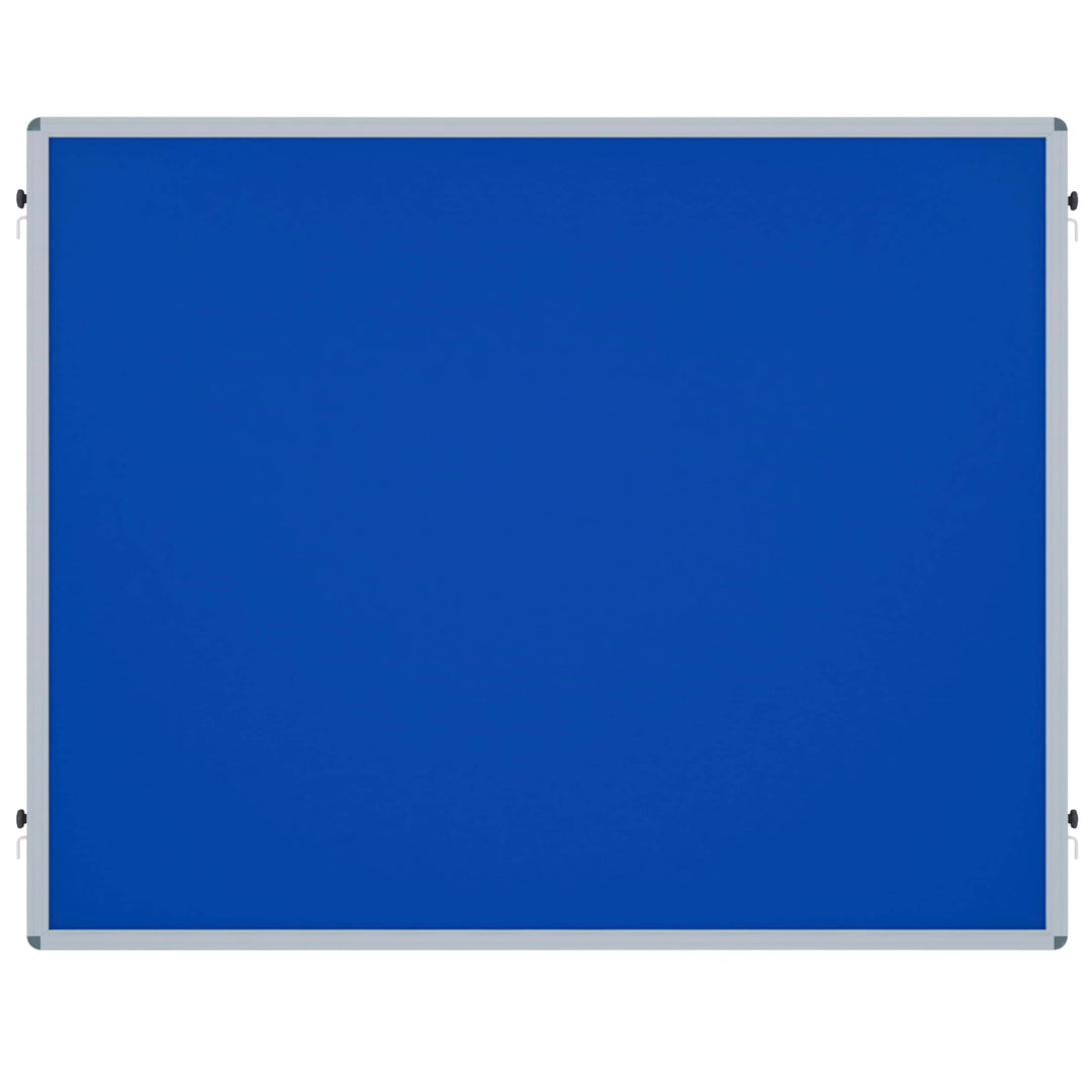 Betzold Stellwand - 150 x 120 cm Schultafel Beistelltafel Raumteiler Infoboard ohne Stativ - blau -
