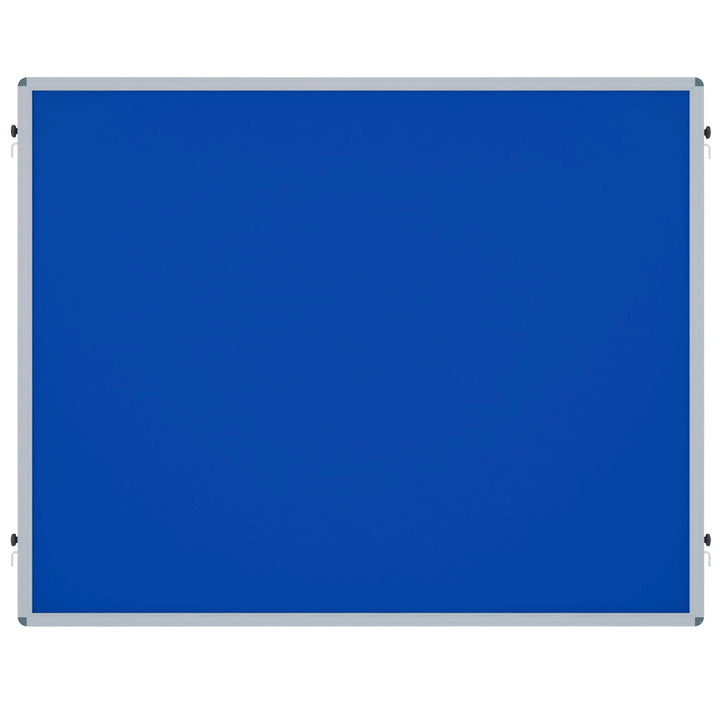 Betzold Stellwand - 150 x 120 cm Schultafel Beistelltafel Raumteiler Infoboard ohne Stativ - blau -