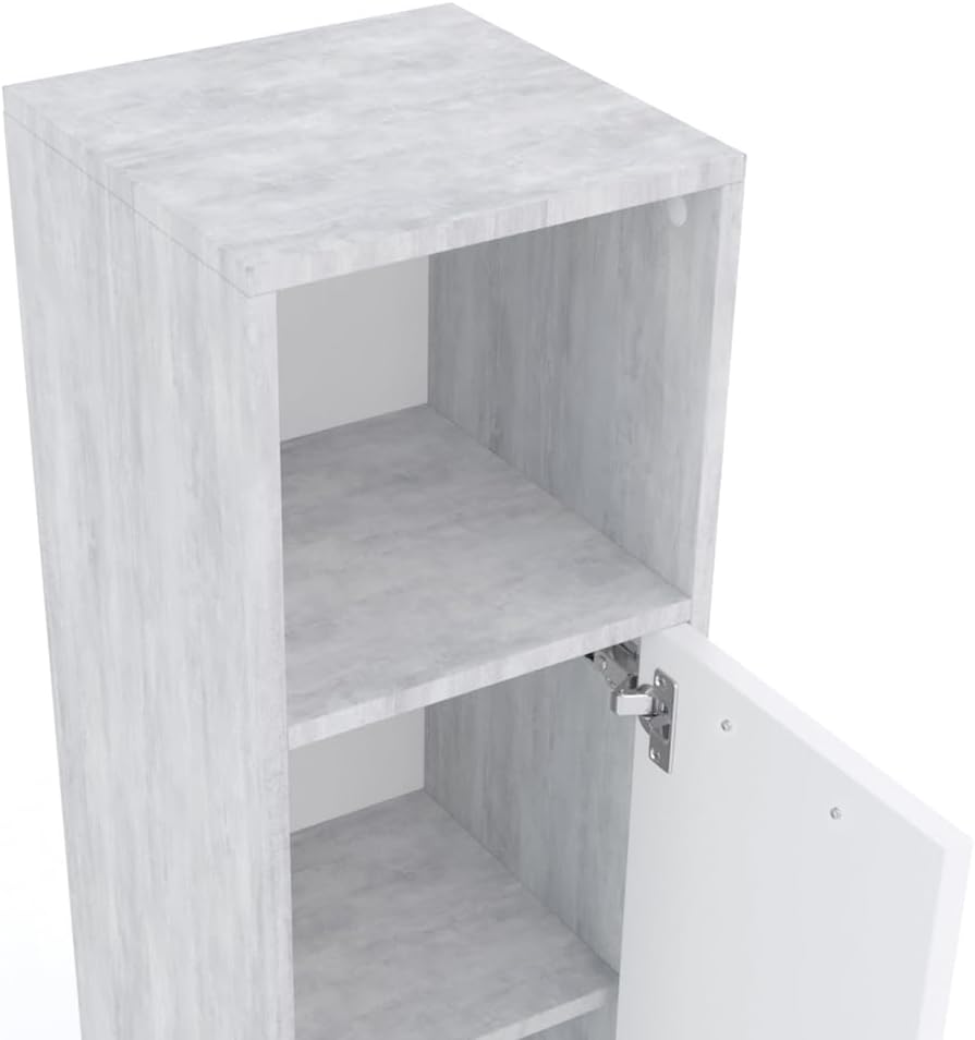 Vicco Badezimmerschrank Kiko Unterschrank Waschbeckenunterschrank Hochschrank Badmöbel Schrank Midi-