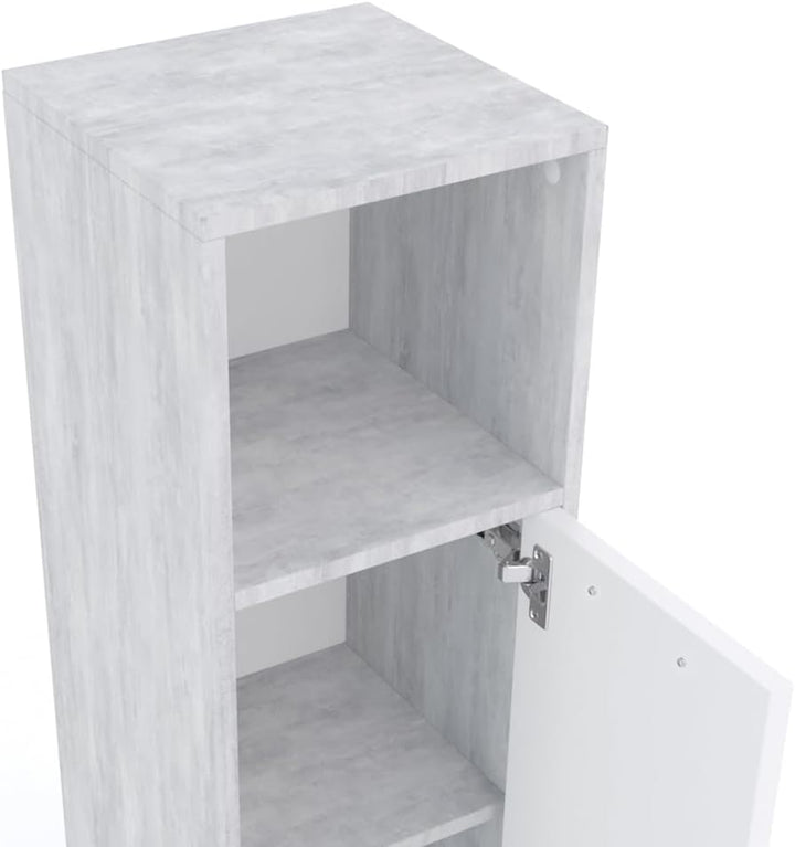 Vicco Badezimmerschrank Kiko Unterschrank Waschbeckenunterschrank Hochschrank Badmöbel Schrank Midi-