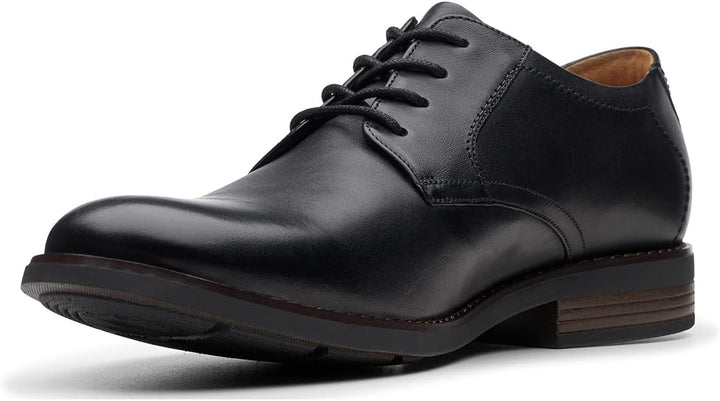 Clarks Herren Becken Lace Brogues 39.5 EU Schwarzes Leder, 39.5 EU Schwarzes Leder
