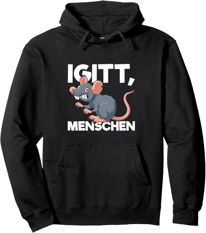 Igitt Menschen Ratte Lustiges Spruch Statement Pullover Hoodie